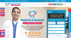 Desktop Screenshot of implantsgumcare.com